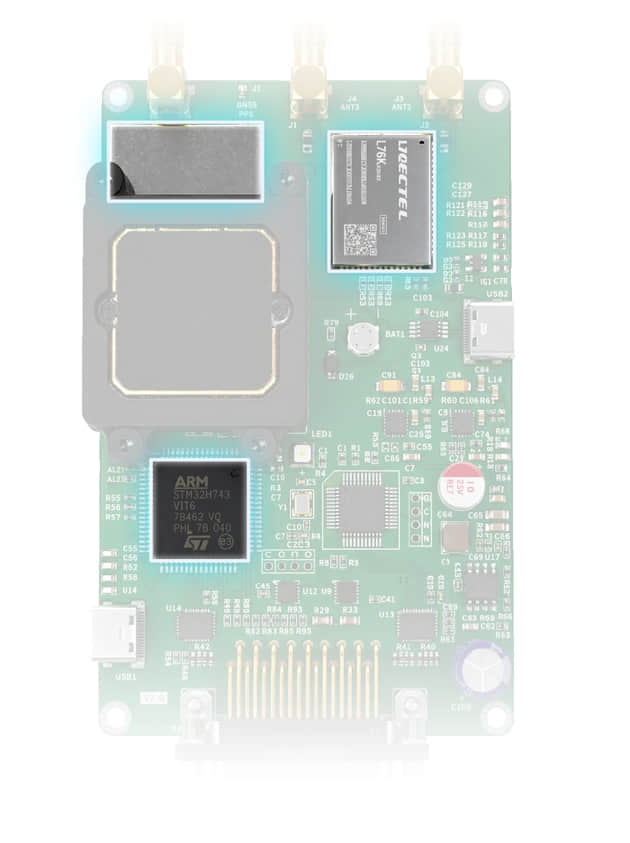 Integrated RTK, datalink, and compute