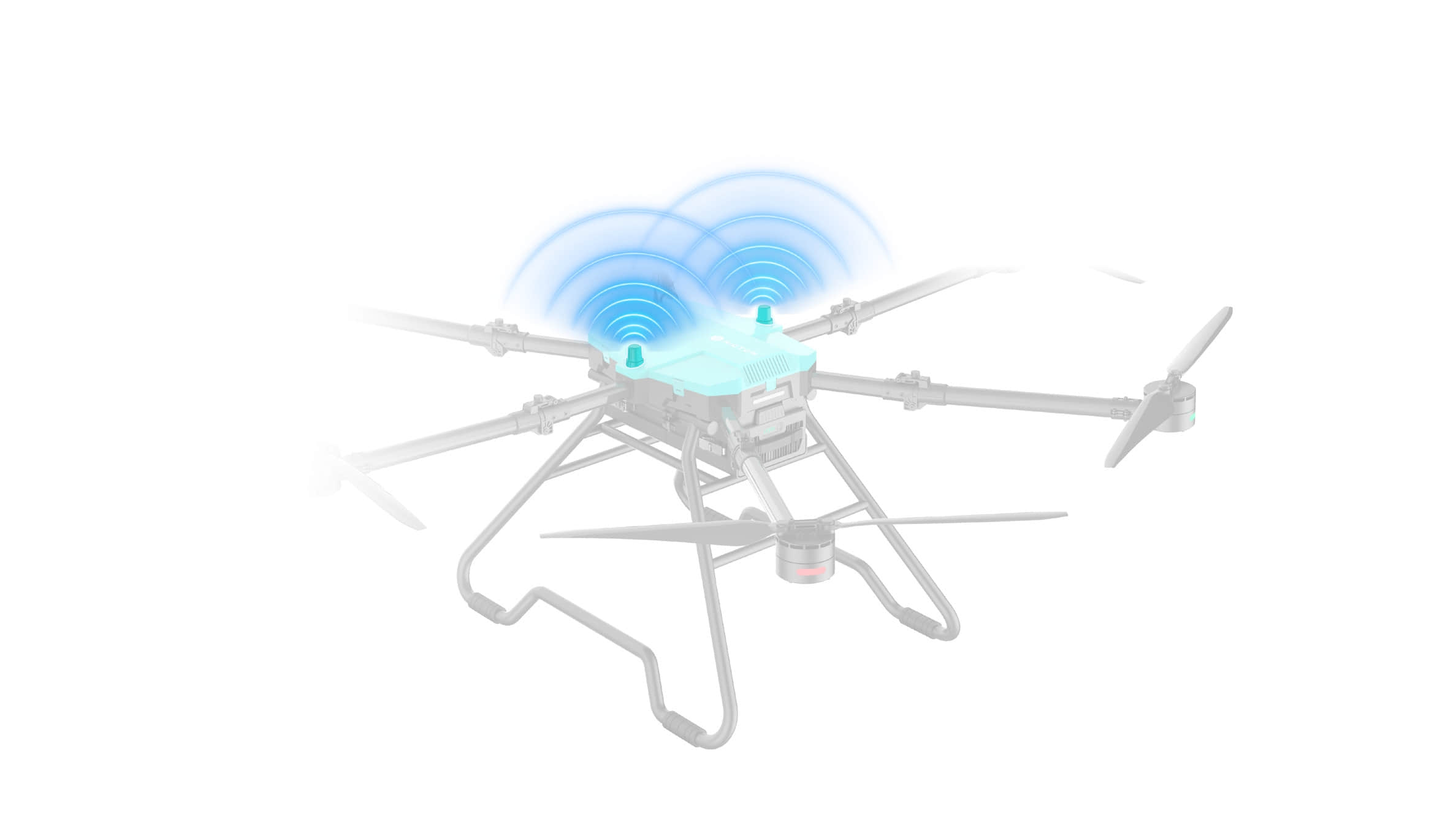 Dual RTK antennas for heading